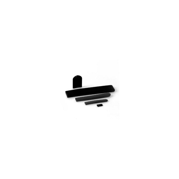 Flat Grips-0.125-0.500-4.250-0.070-FE-701-89-BLACK, 10PK